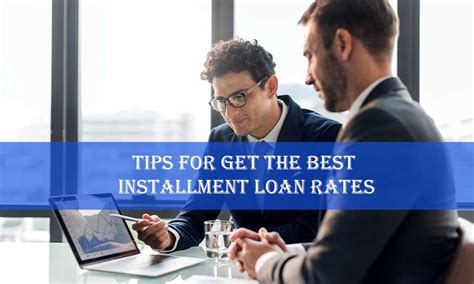 Low Rate Installment Loans